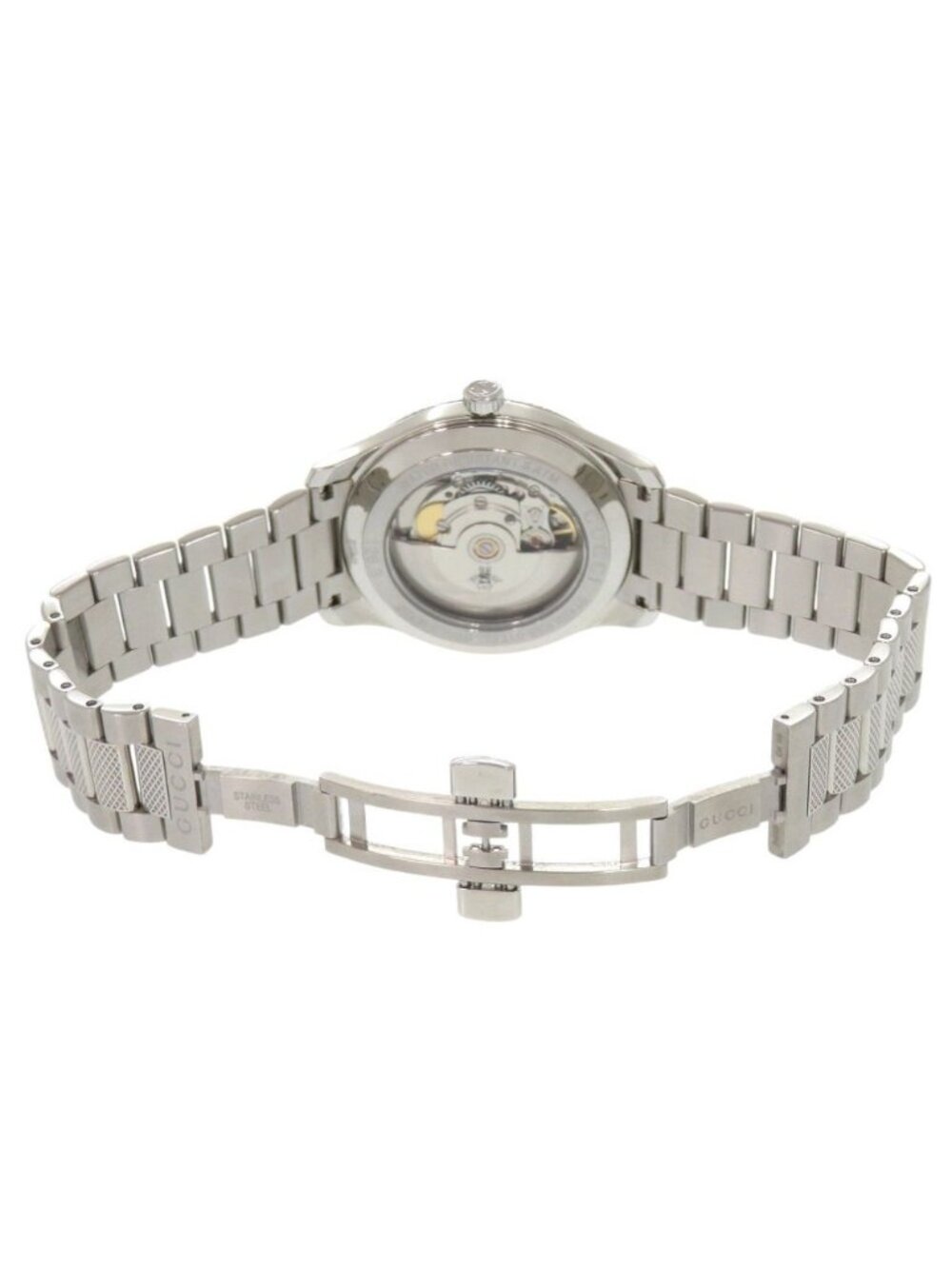 Gucci Eryx Date 126.3 Silver SS Automatic Watch - Picture 2 of 7